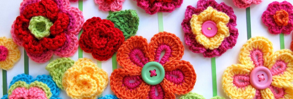 Crochet Button Flower Pattern&nbsp;Ideas.